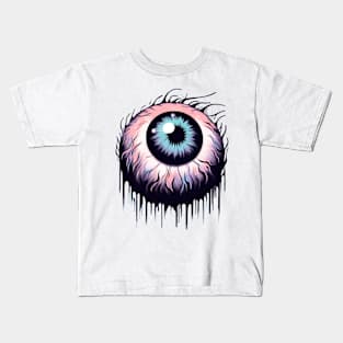 Pastel goth eyeball Kids T-Shirt